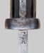 Thumbnail image of Argentine aluminum grip M1891 bayonet.