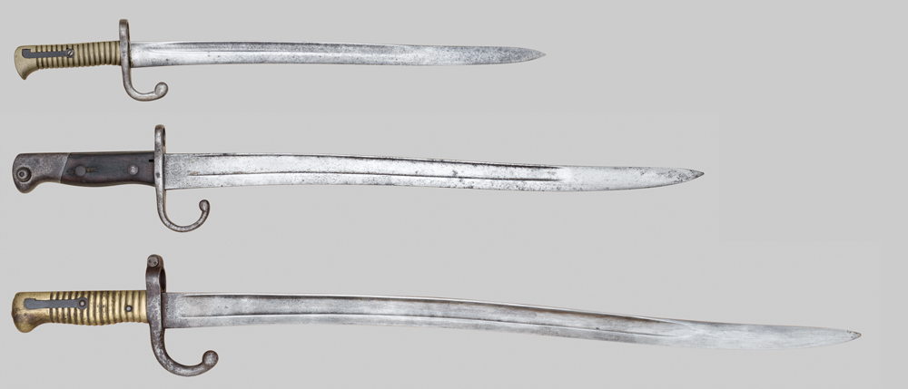 Image of Brazil M1904 yataghan bayonet.