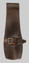 Thumbnail image of British brown leather belt frog mark 2