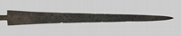 Thumbnail image of early land pattern brown bess bayonet.