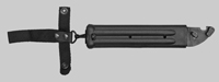 Thumbnail image of Bulgarian AK74/AK47 bayonet