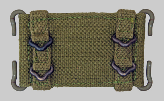 Image of Danish Olive Green HTK Rectangular Web Belt Frog