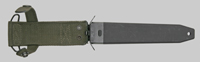 Thumbnail image of Danish M1975 knife bayonet.