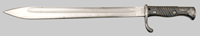 Thumbnail image of German M1898/05 a/A sword bayonet.