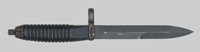 Thumbnail image of West German G3 knife bayonet.