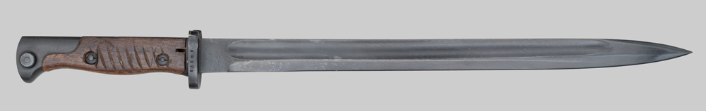 German S 109(j) bayonet, a modified Yugoslavian M24B bayonet converted from a German M1898/05.