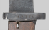 Thumbnail image of German S 109(j) bayonet, a modified Yugoslavian M24B bayonet converted from a German M1898/05.