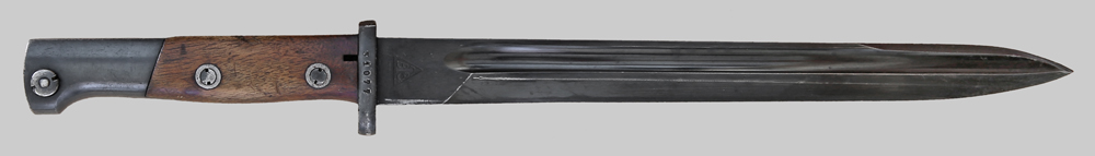 Image of German S 109(j) bayonet (captured Yugoslavian M1924 bayonet).