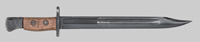 Indian 1A bayonet with long blade.