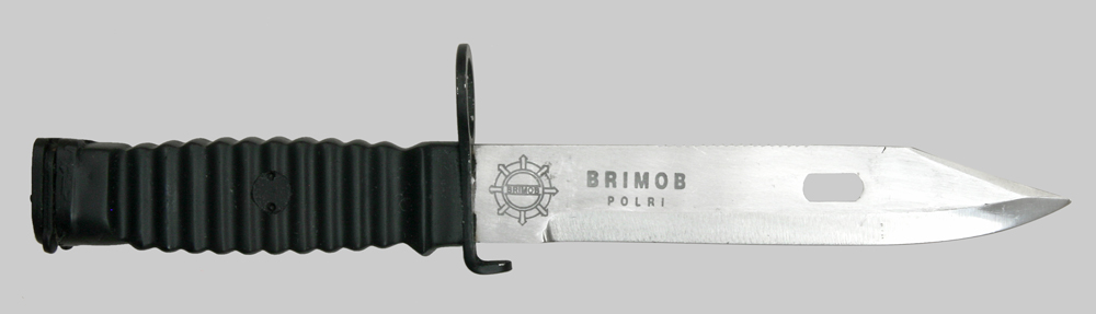 Image of Indonesian KCB-77 Style Brimob Bayonet.