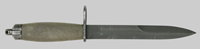 Thumbnail image of Norwegian AG3 Type 1 knife bayonet.