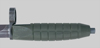 Thumbnail image of Norway AG3 Type 2 bayonet.