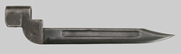 Thumbnail image of Pakistani 1950-dated Metal Industries Ltd No. 9 Mk. I socket bayonet.