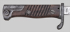 Thumbnail image of Peruvian M1909 sword bayonet.