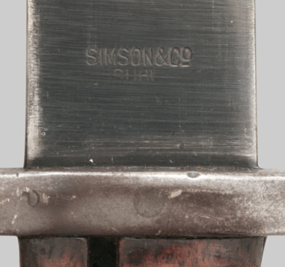 Image of Portuguese M1904 bayonet.