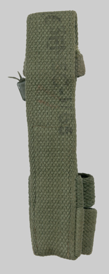 Image of Portuguese web infantry web belt frog.