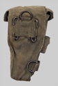 Thumbnail image of Rhodesian khaki Pattern 1961/64 Web Pouch with bayonet frog.