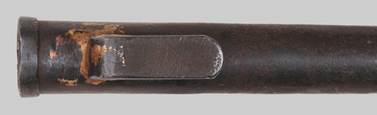 Image of Romanian scabbard for the M1891 socket bayonet.