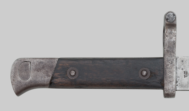 Image of Siamese Type 33 (1890) Bayonet used with the M1888 Mannlicher rifle.