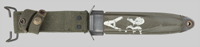 Thumbnail image of South Korean conversion of U.S. M6 bayonet for U.S. M1 Carbine.