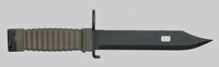 Thumbnail image of Spanish G36 (KCB-77) bayonet.