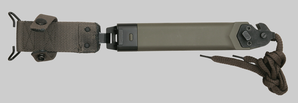 Image of Spanish KCB-77 M1/KH-JS bayonet used with the G36 assault rifle.