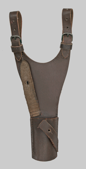 Image of Swedish leather NCO belt frog