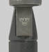 Thumbnail image of Swedish m1965 bayonet made by Bahco