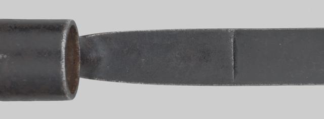 Image of the Swedish m/1855 socket bayonet.