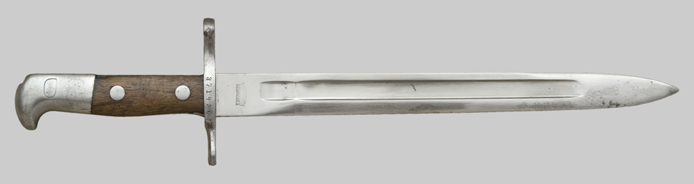 Image of Swiss M1899 bayonet.