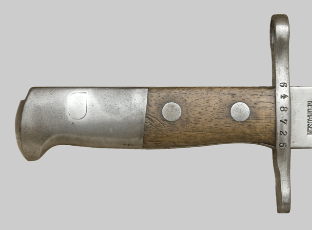 Image of Swiss M1914 bayonet.