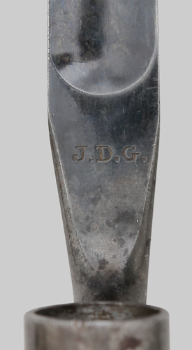 Image of U. S. J. D. Greene rifle bayonet.