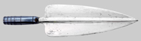 Thumbnail image of U.S. M1873 trowel bayonet with the prairie alteration