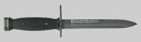 Thumbnail image of unit-marked U.S. M7 bayonet.