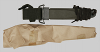 Thumbnail image of Open Carton Containing Repackaged M7 Bayonet/M8A1 Scabbard.