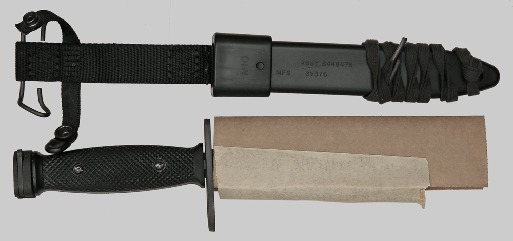 Image of Ontario Knife Co. 1988 Contract M7 Bayonet/M10 Scabbard Combo in Original Packaging.