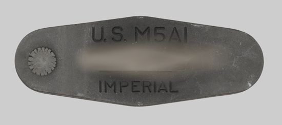 Image of Imperial Knife Co. 1976-contract M5A1 bayonet.