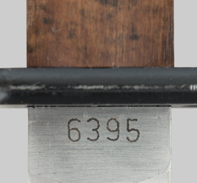 Image of Colombian Madsen M58 Knife Bayonet.