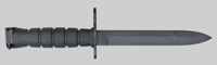 Thumbnail image of United Arab Emirates M16 knife bayonet.