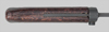 Thumbnail image of Czechoslovakia VZ-58 knife bayonet with composition grip.