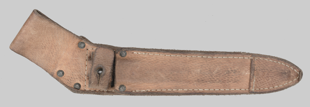 Image of Czechoslovak VZ-58 bayonet with Short-Tang Single-Rivet Lower Crosspiece Extension.